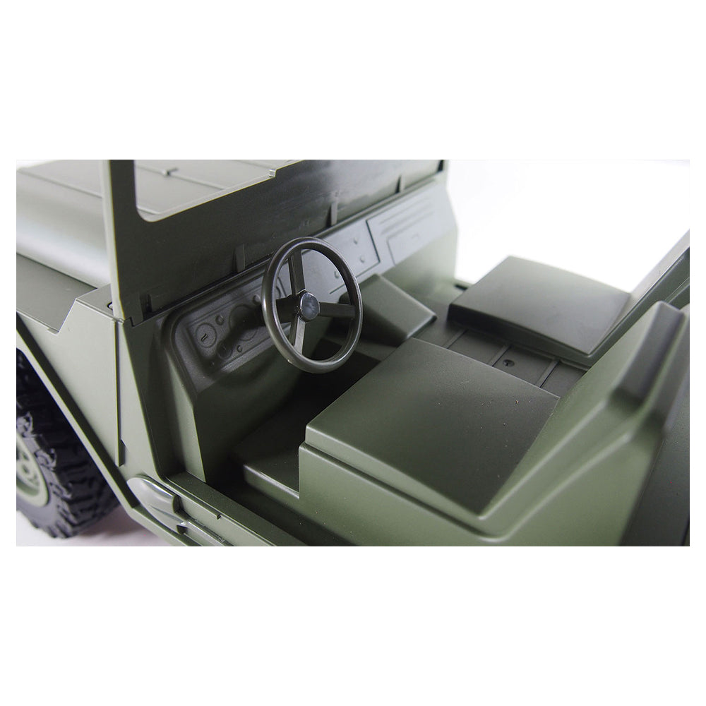 Jeep militare americana 4WD RTR verde militare