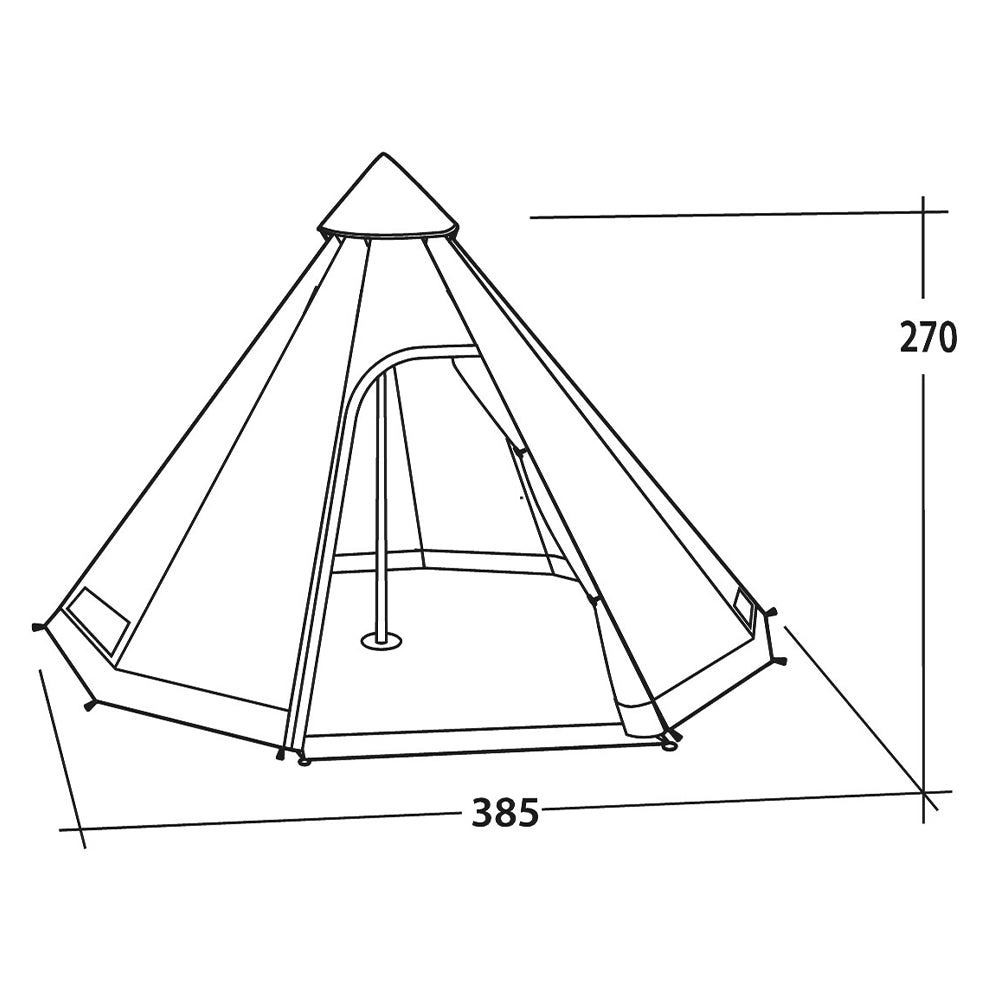 Tipi Easy Camp grigio chiaro di luna