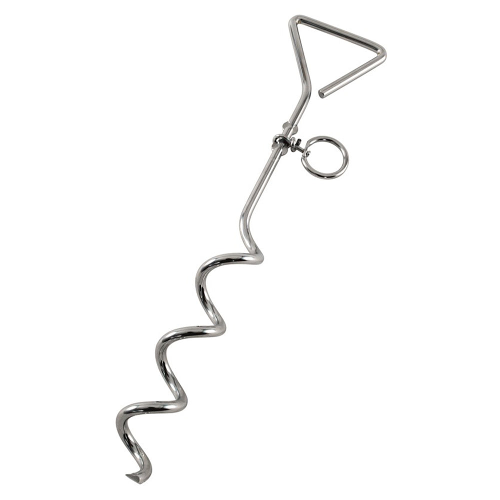 Spiral Dog Leash Peg silver