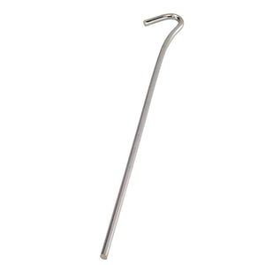 Steel Tent Stakes18 cm 10-Pack silver