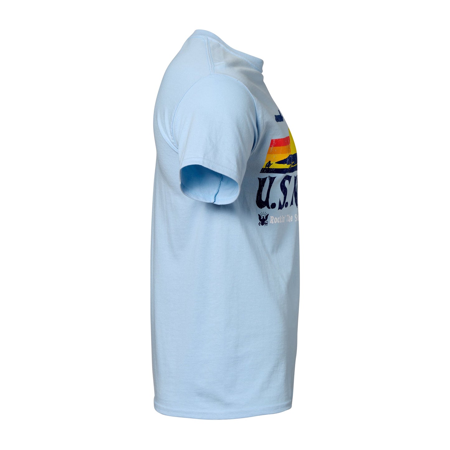 T-Shirt USN Steel Beach Party sky blue