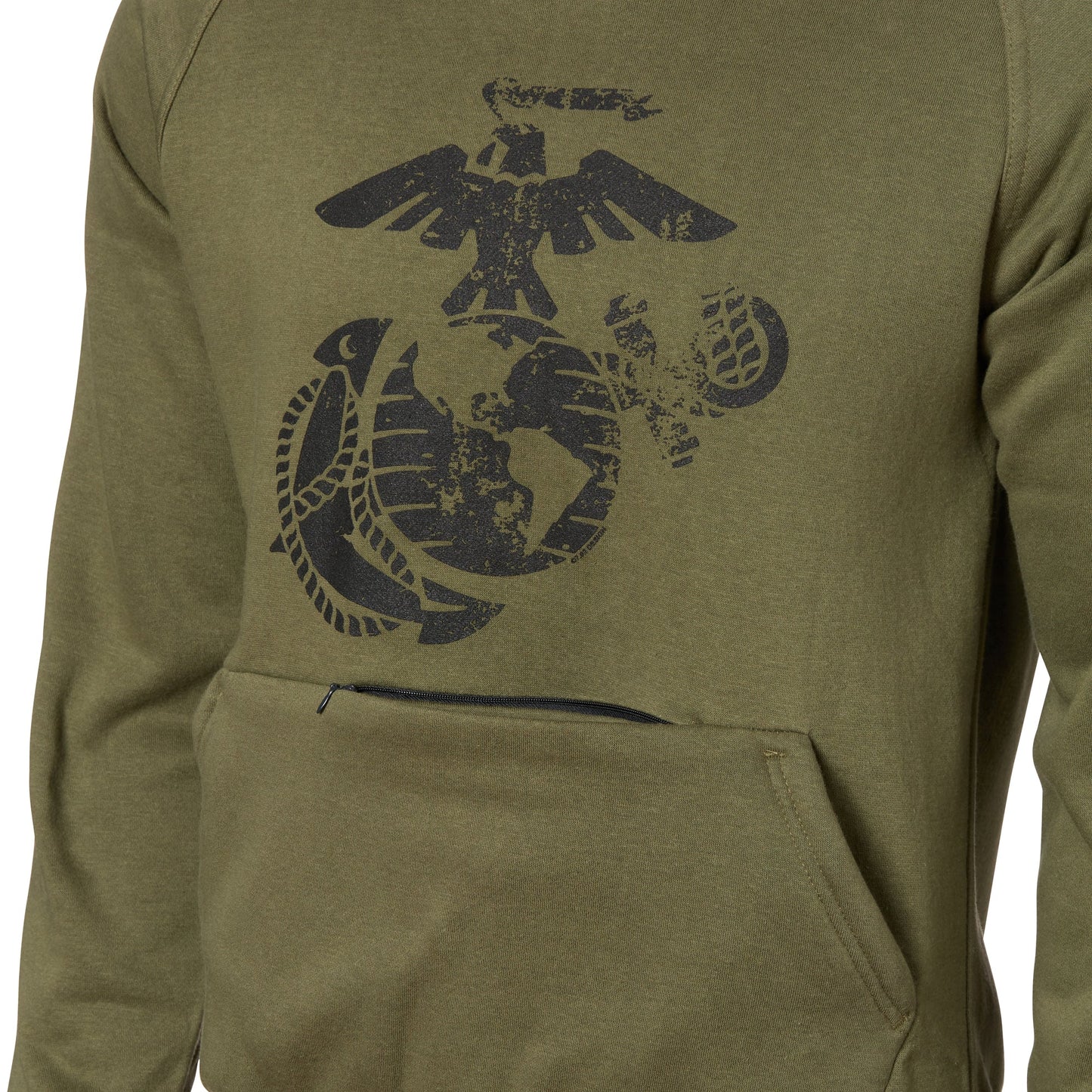 Hoodie USMC EGA Marpat mil green