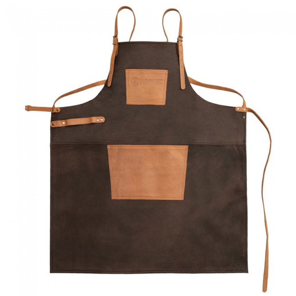 BBQ Apron Buffalo Leather Crossed Back Strap