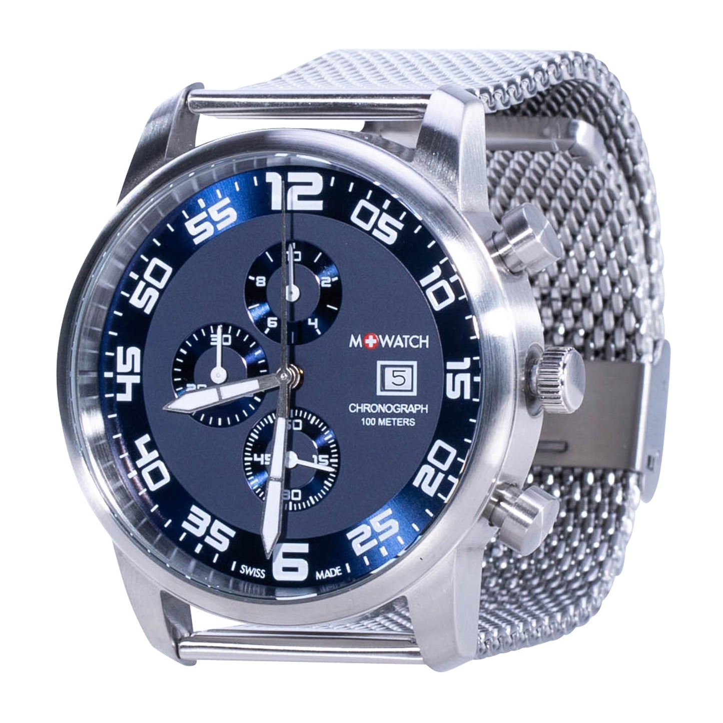 Mondaine Aero 45 silver