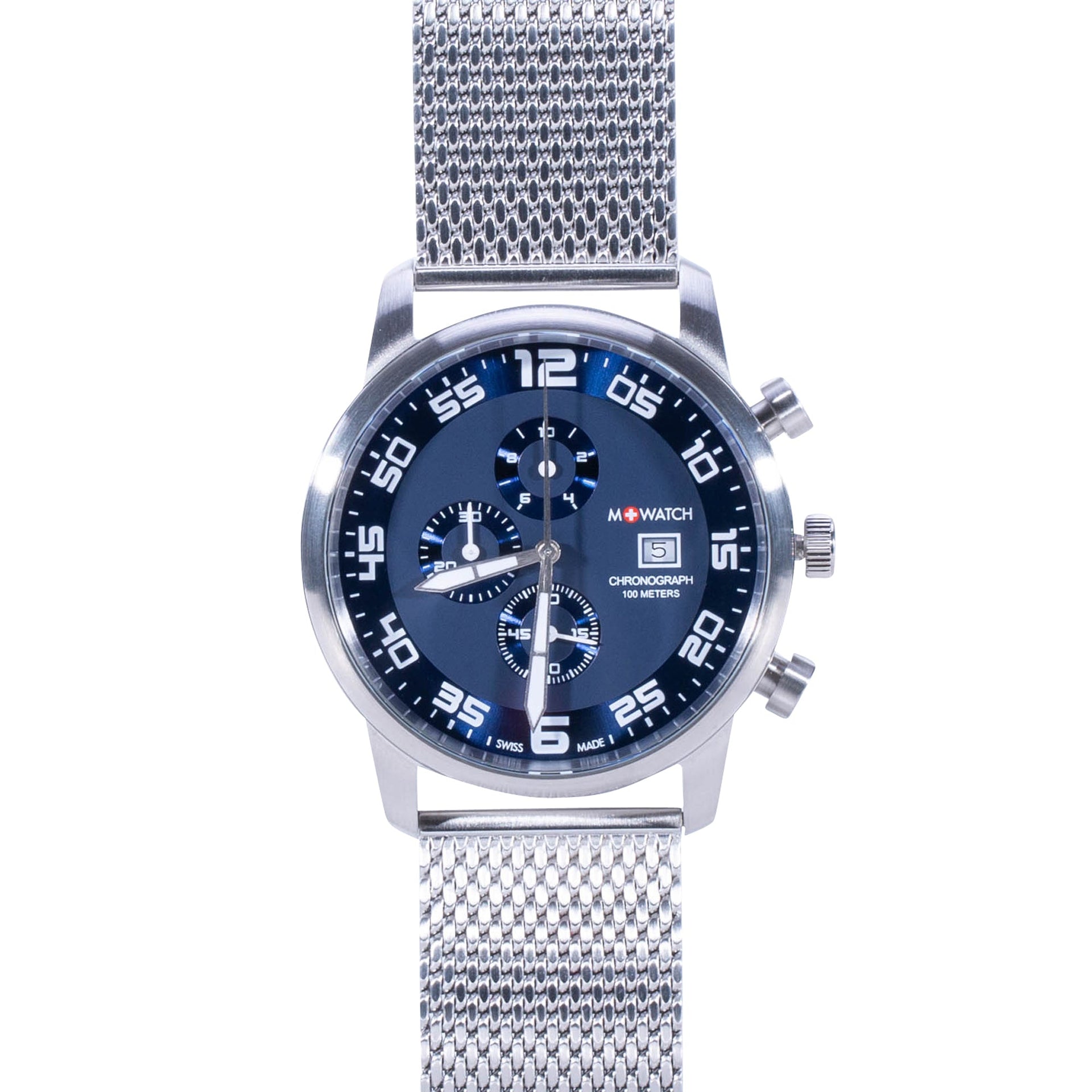 Mondaine Aero 45 argento