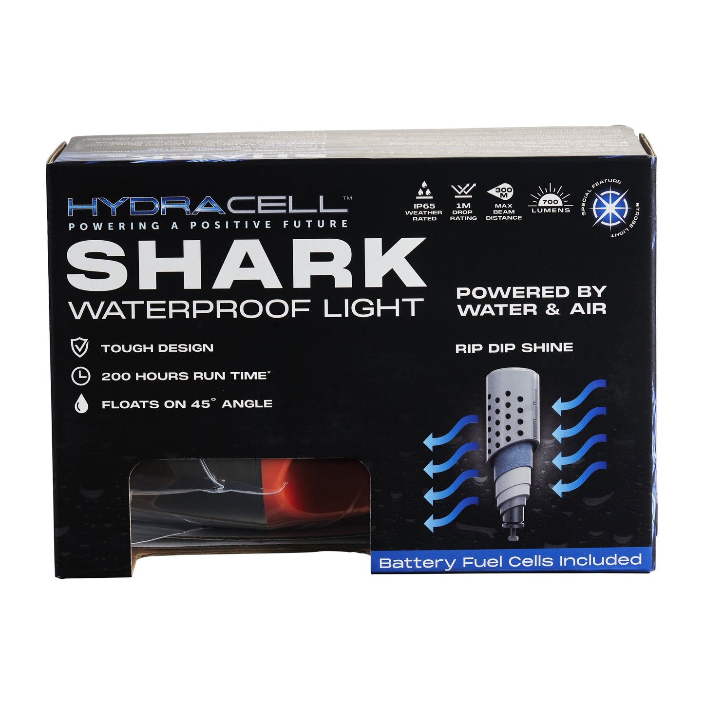 Hand lamp Shark orange