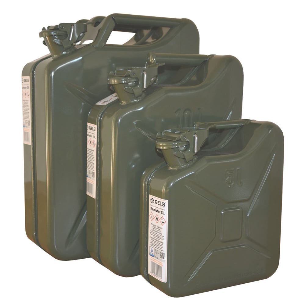 Purchase the 20 Liter Steel NATO Gas Canister olive by ASMC