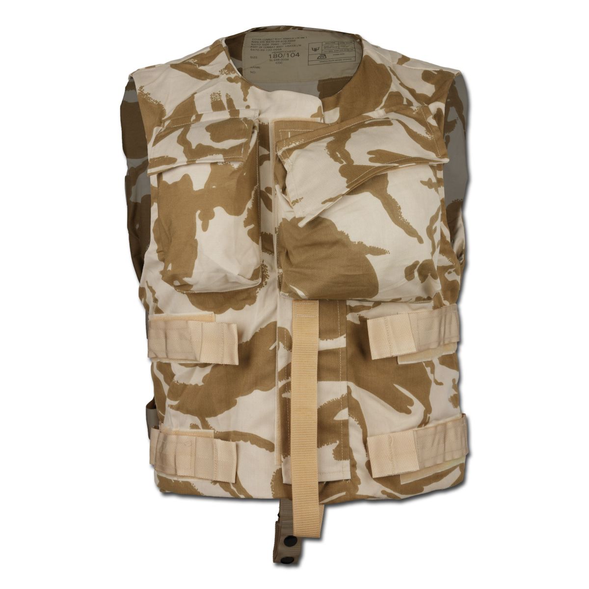 Purchase the Used British Flak Vest Shell DPM- Desert by ASMC