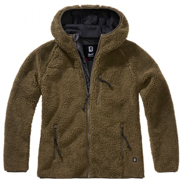 Women\'s Hood the Fleece Brandit Jacket olive Teddy Purchase