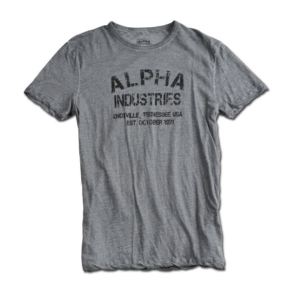 Men Alpha | T-Shirt Clothing | T-Shirt Desert Shirts gray | Shirts | Desert gray Alpha Industries | War War Industries
