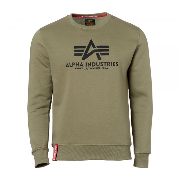Purchase the Alpha Industries Sweater by Pullover AS olive Basic