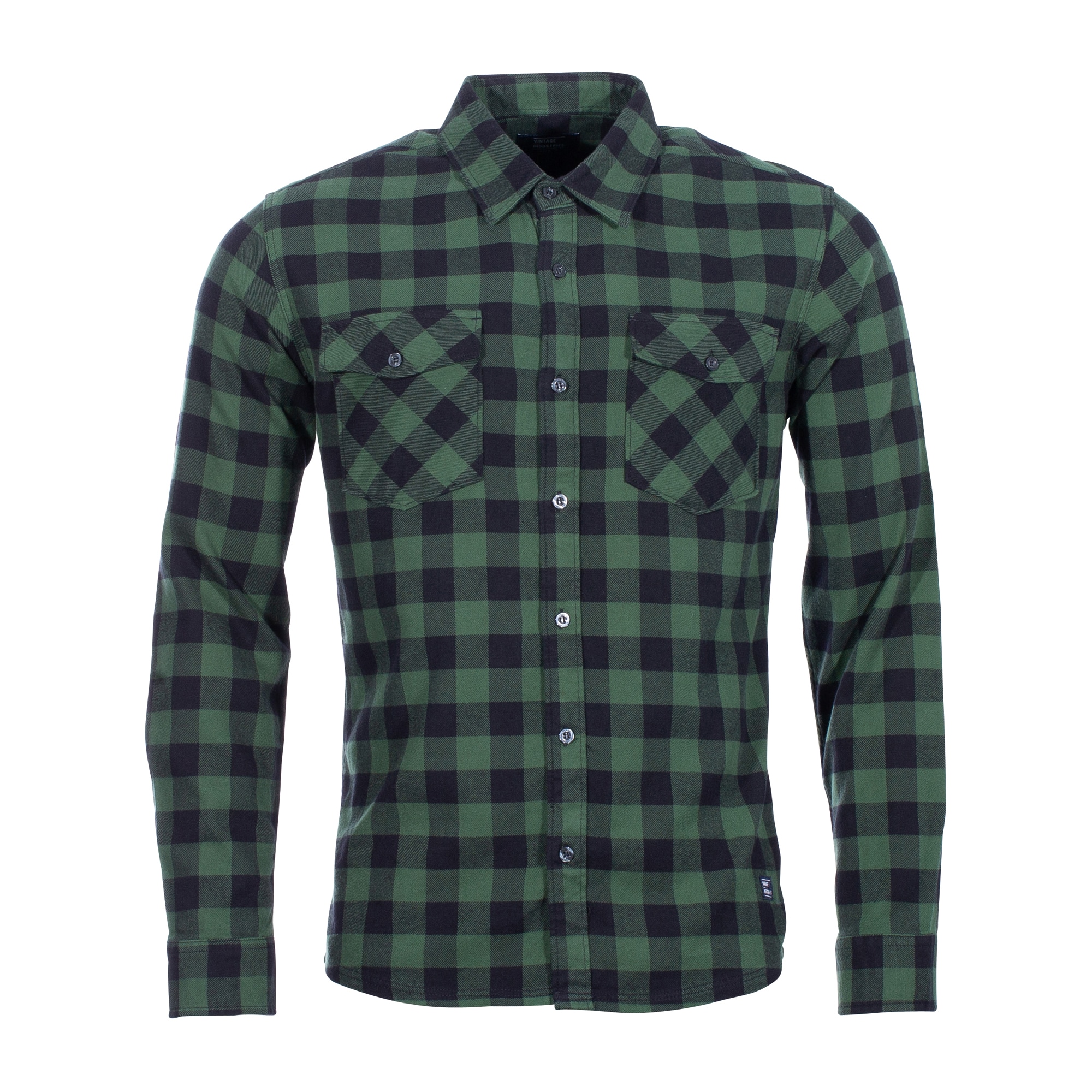 Purchase the Vintage Industries Harley Shirt green check by ASMC