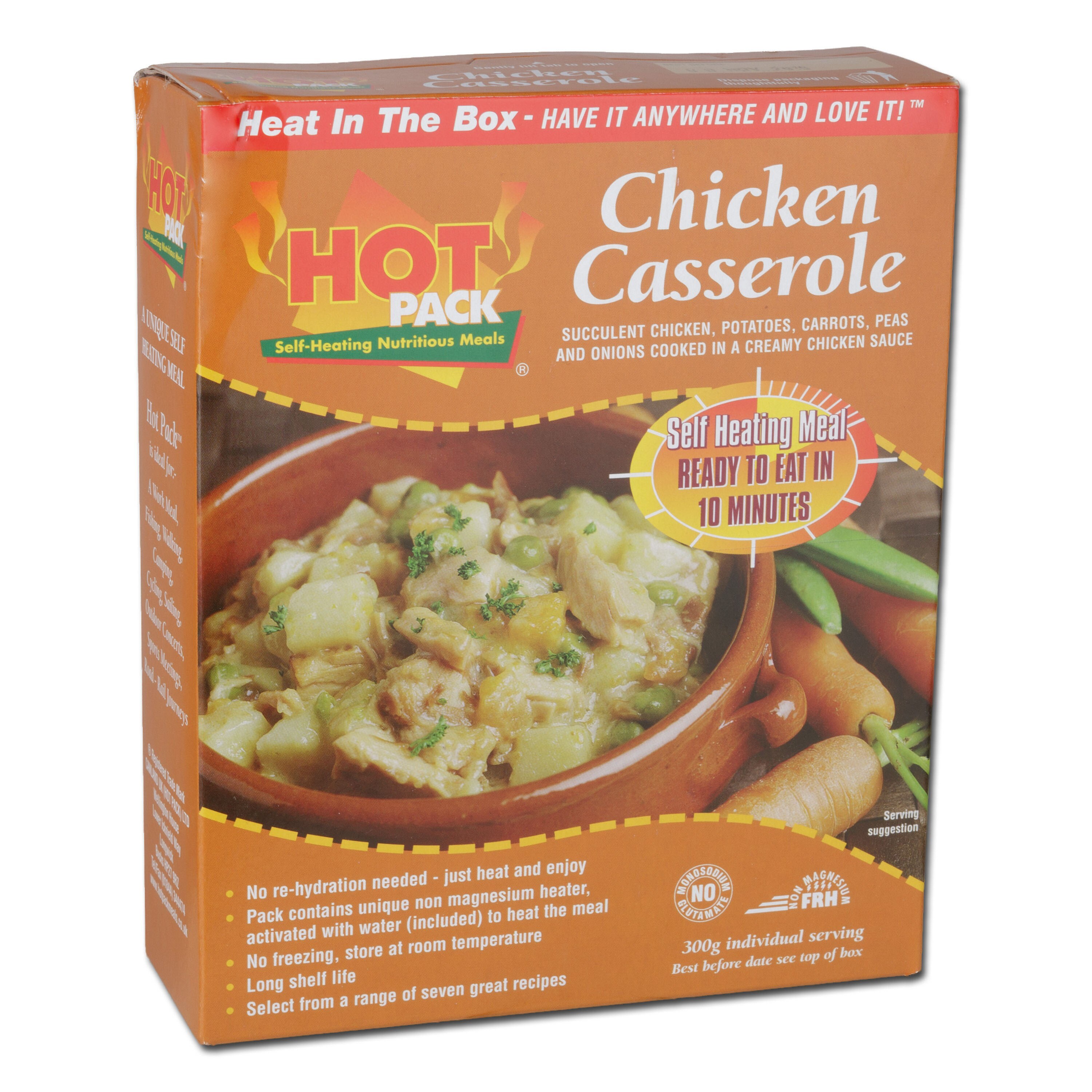 Chicken Casserole Self heating HOT PACK: Hot Pack Meal