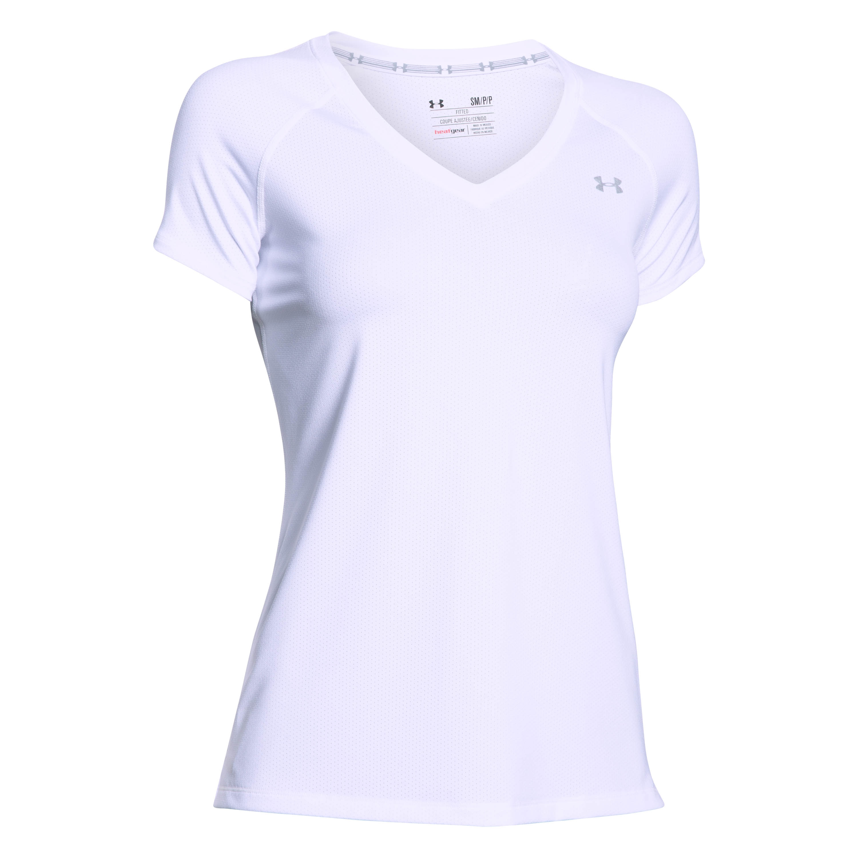 Under Armour Women T-Shirt HeatGear Armour white | Under Armour Women T ...