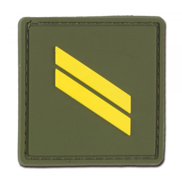 Rank Insignia French Sergent olive/yellow | Rank Insignia French ...
