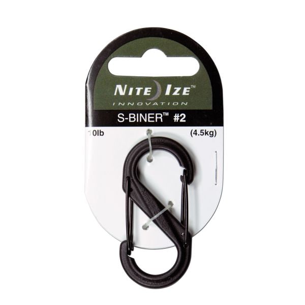 Purchase the Nite Ize Plastic S-Biner Tactical Size 2 black by A