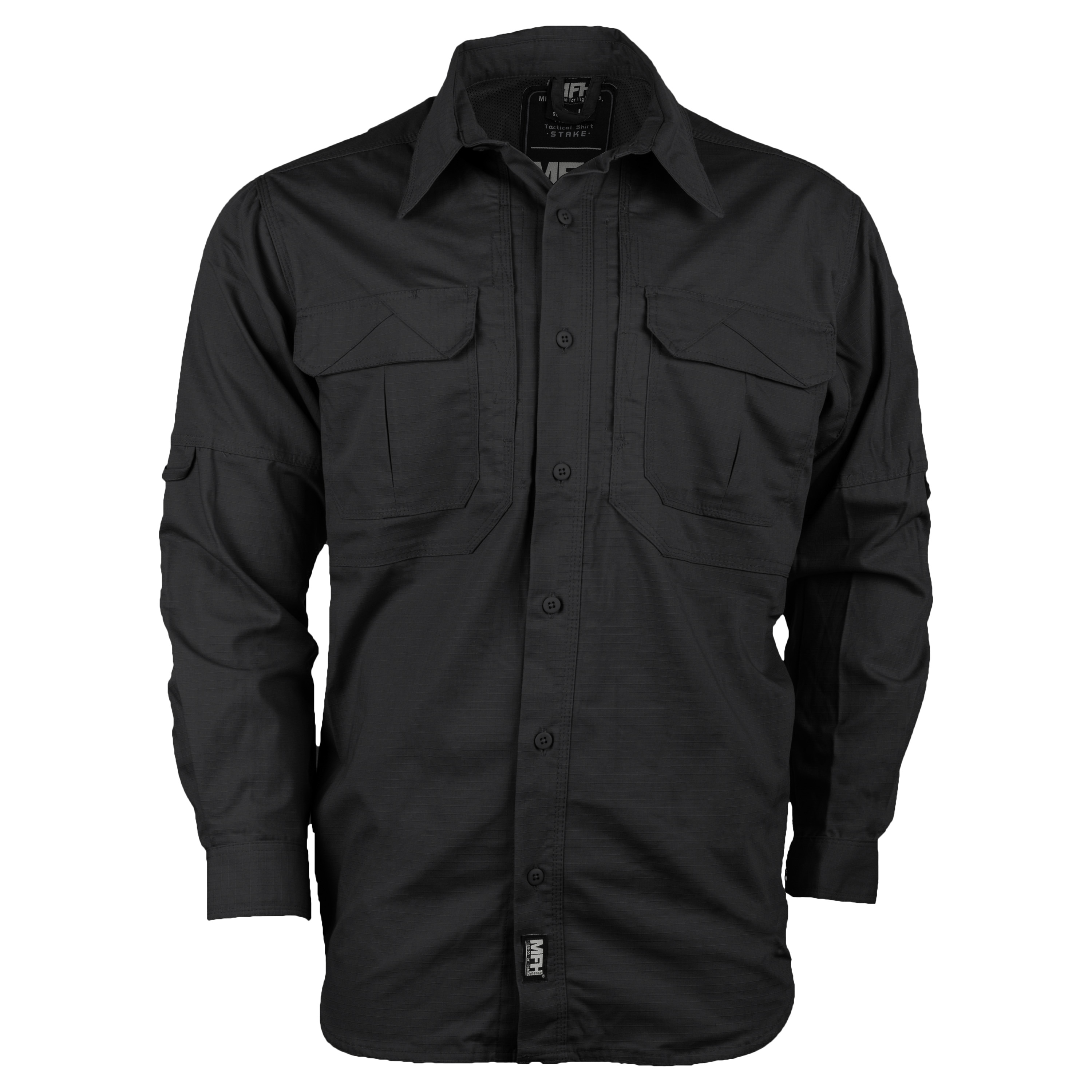 Purchase the MFH Tactical Long Arm Shirt Stake black by ASMC