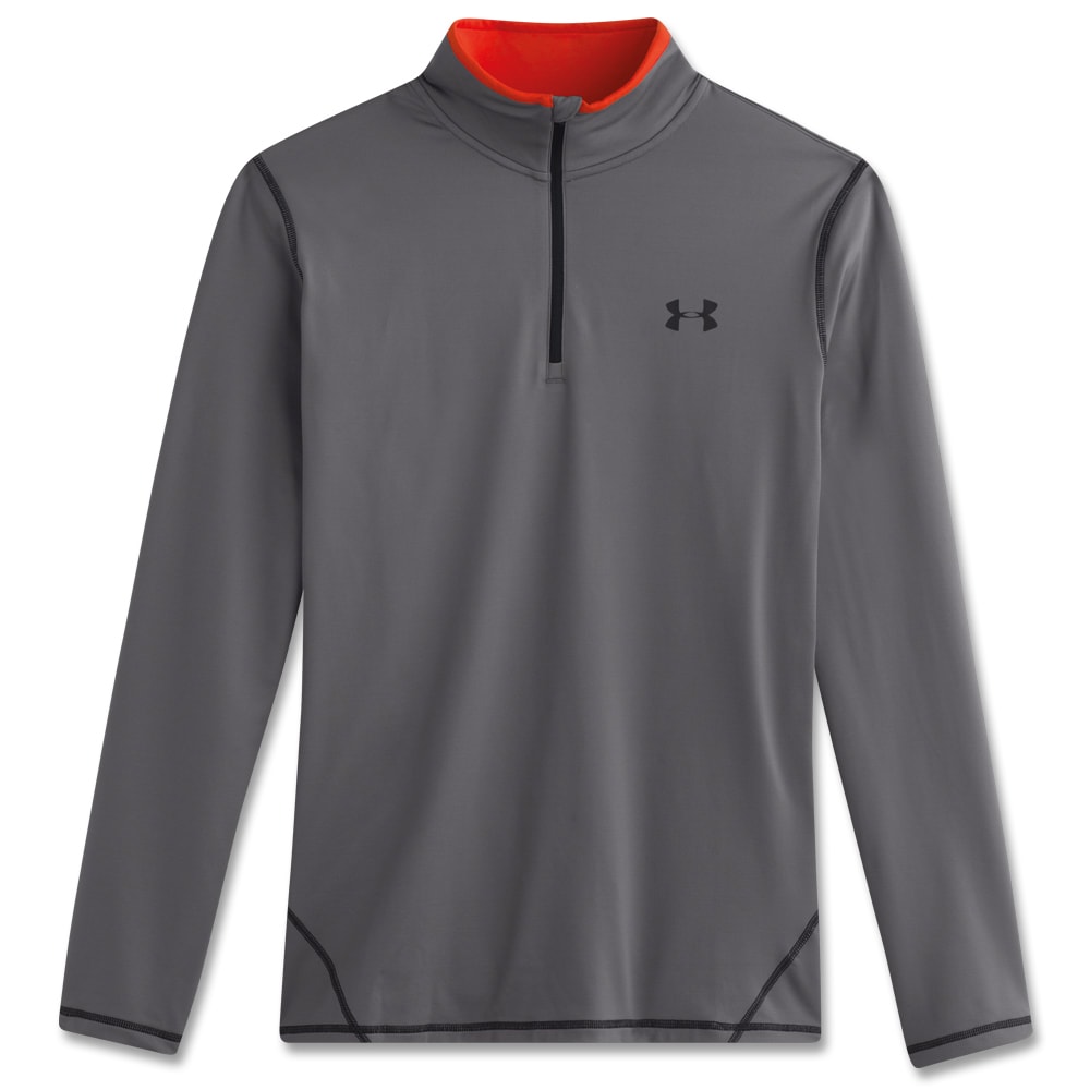Under Armour Cold Gear Shirt 1/4 Zip gray | Under Armour Cold Gear ...