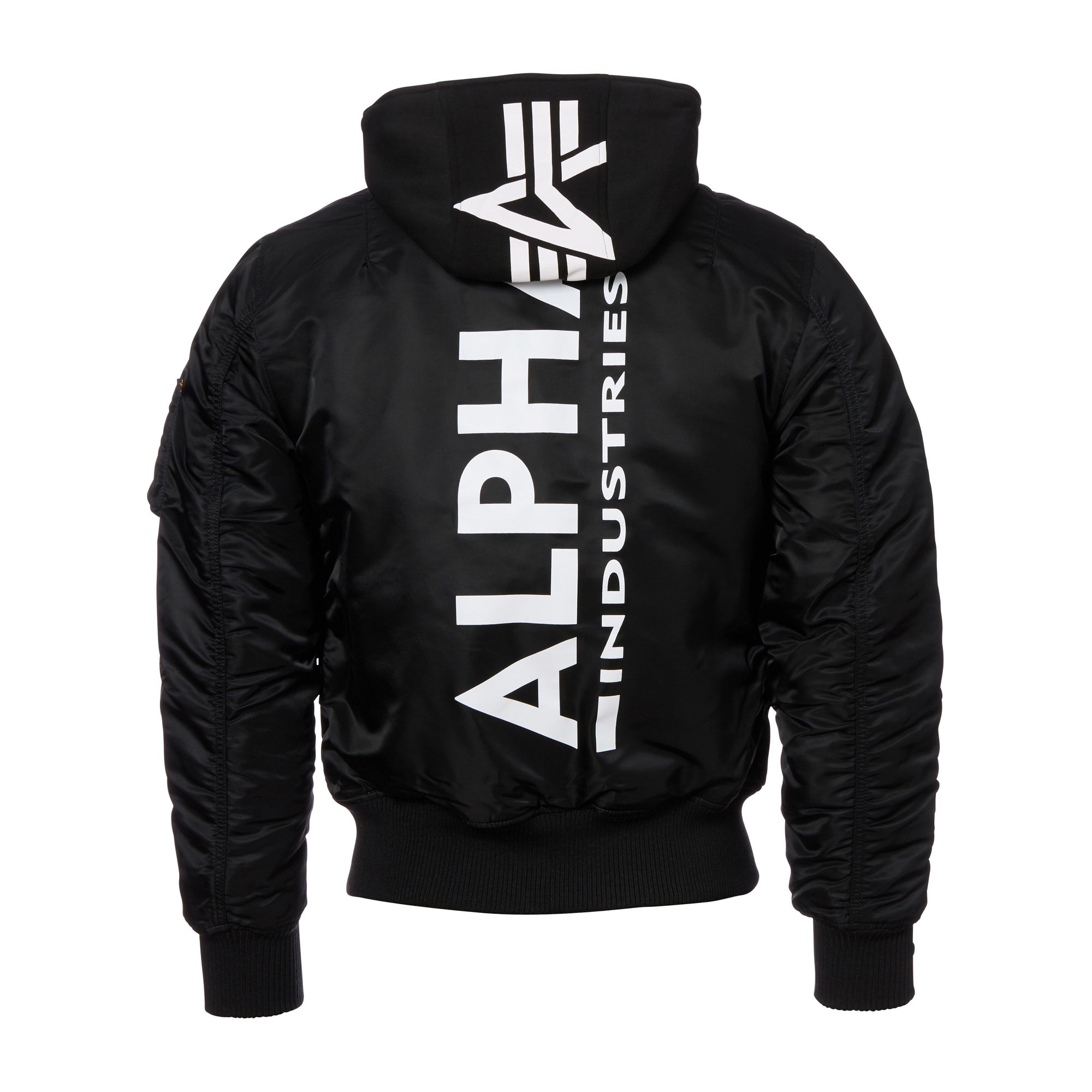 Alpha Industries Jacket MA-1 ZH Back Print black/white | Alpha Industries  Jacket MA-1 ZH Back Print black/white | Jackets | Jackets | Men | Clothing