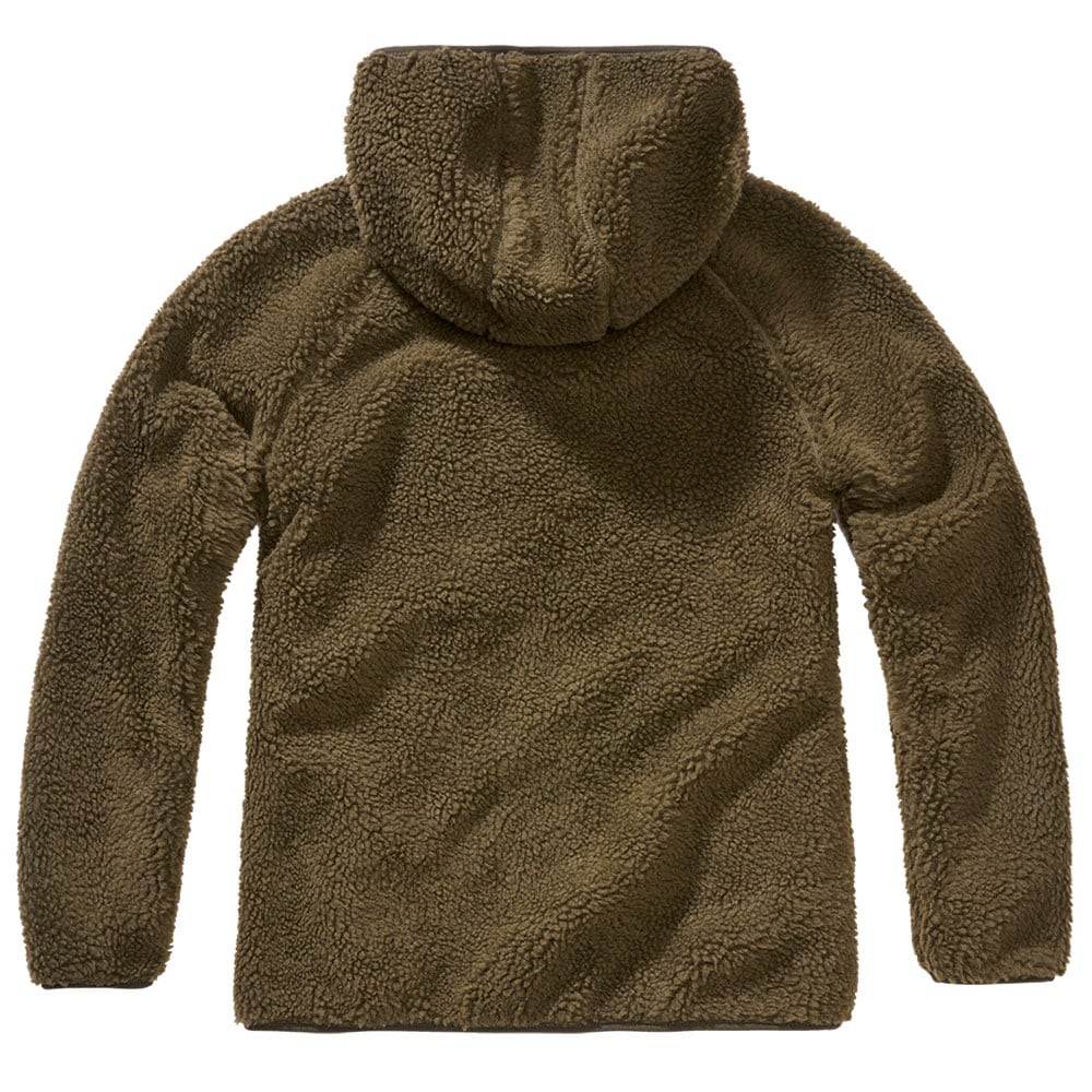 Purchase the Brandit Women\'s Teddy olive Hood Jacket Fleece