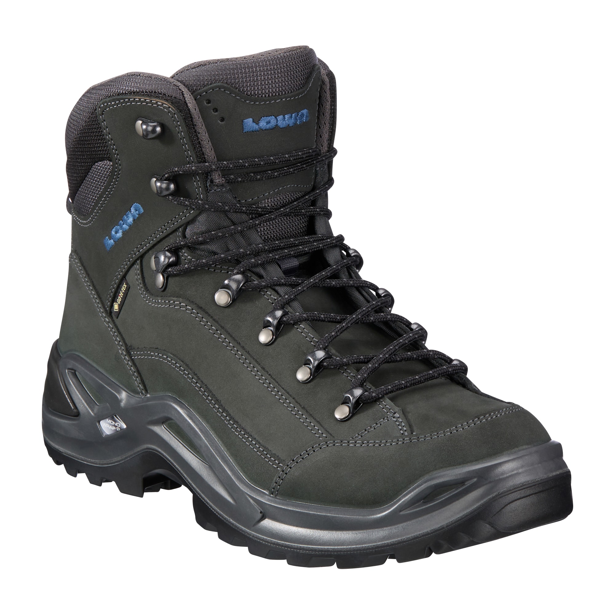 Verdrag Let op Stout Purchase the LOWA Boots Renegade GTX Mid anthracite steel blue b