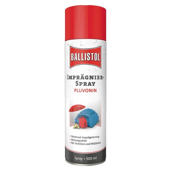 Purchase the Ballistol Pluvonin Waterproofing Spray 500 ml by AS