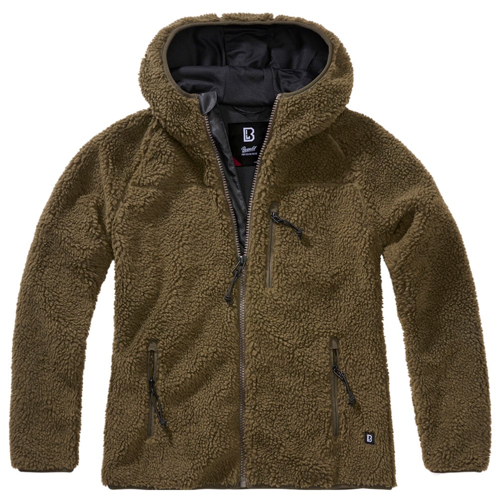 Purchase the Brandit Women\'s Fleece olive Hood Teddy Jacket