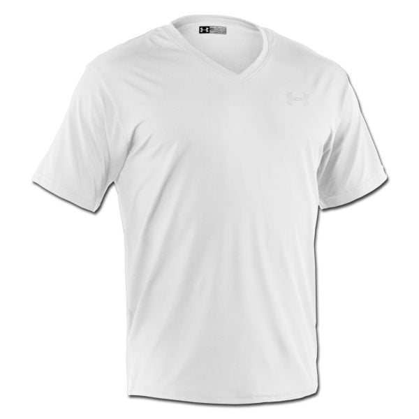 Under Armour T-Shirt The Original Fitted V-Neck, white