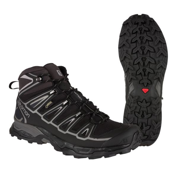 Shoe Salomon X MID 2 GTX black | Shoe Salomon X Ultra MID 2 GTX black | Hiking Shoes | Shoes | Footwear | Clothing