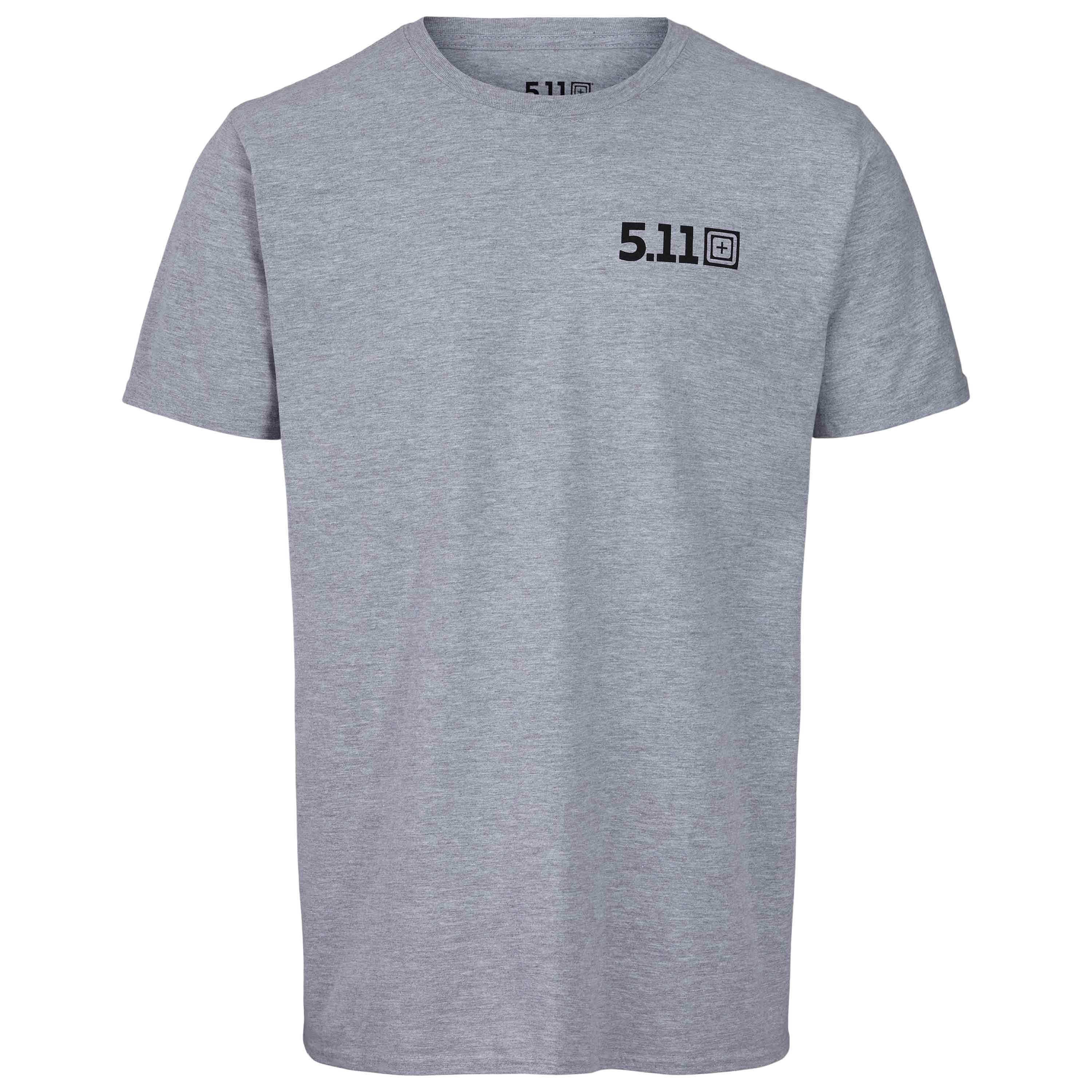 Purchase the 5.11 T-Shirt Train with Purpose gray heather by ASM