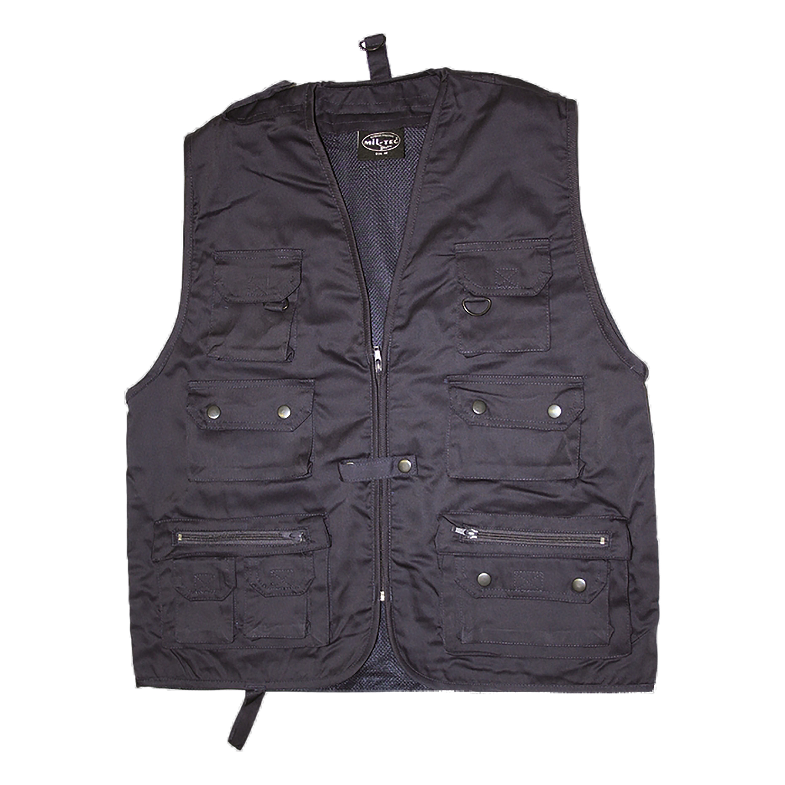 Hunting and Fishing Vest with Mesh Lining blue | Hunting and Fishing ...