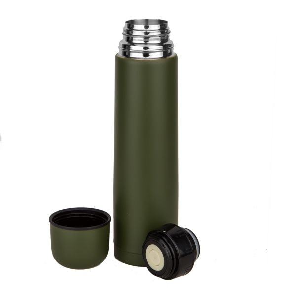 Purchase the MFH 1 Liter Vacuum Thermos Bottle olive by ASMC