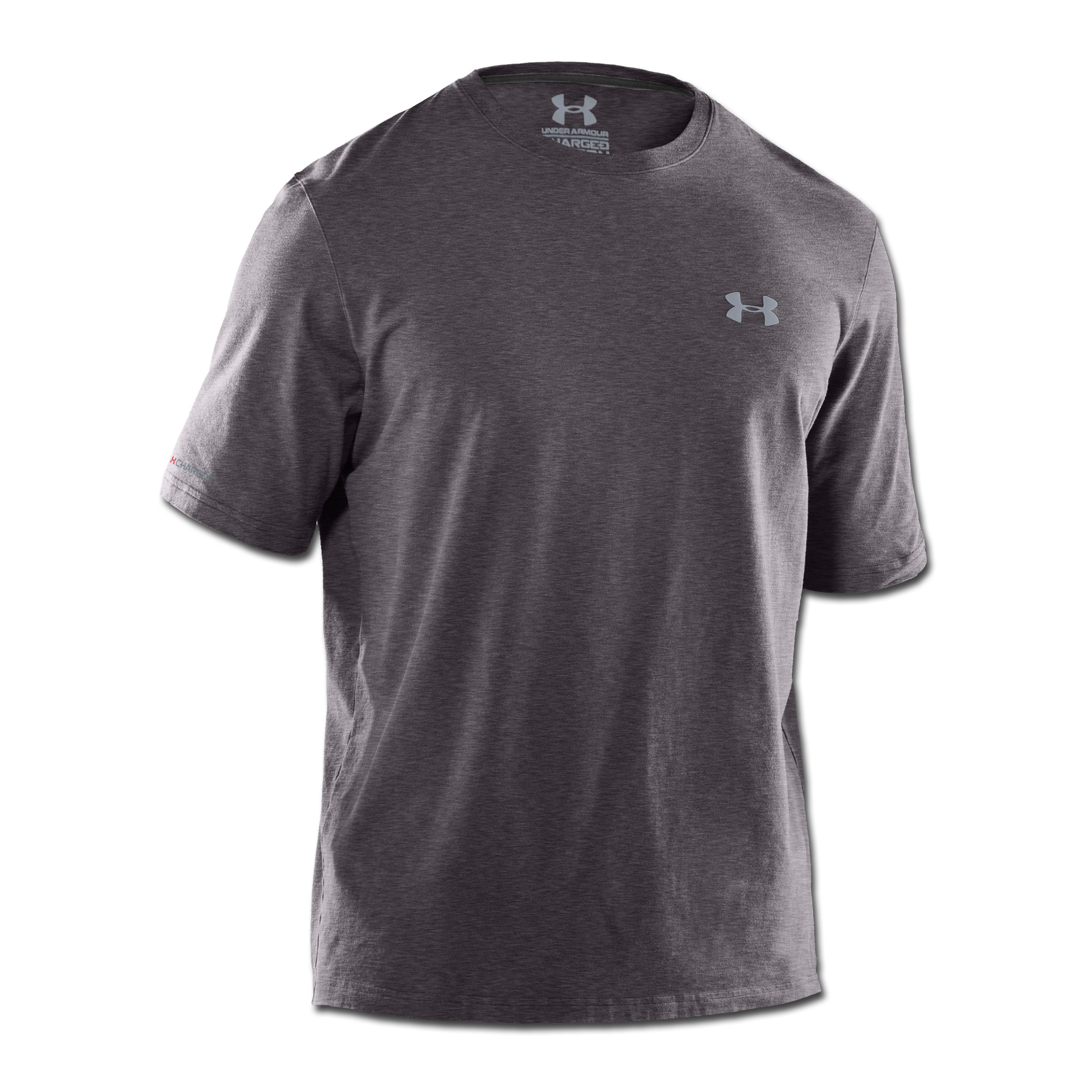 Under Armour HeatGear T-Shirt Charged Cotton charcoal-gray | Under ...