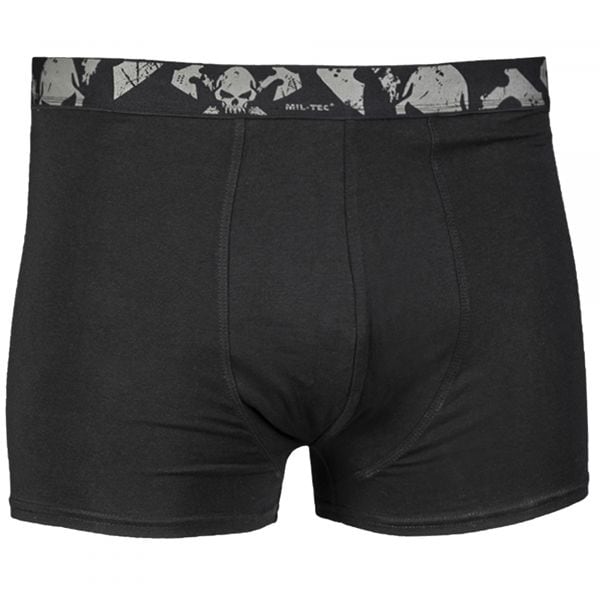 Purchase the Mil-Tec Boxer Shorts Skull black by ASMC