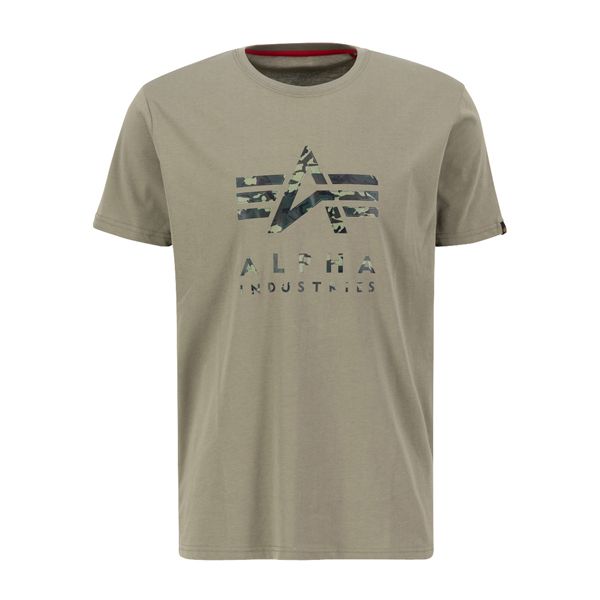 | olive Alpha Camo PP Industries | T-Shirt | Shirts Industries T-Shirt Clothing Camo Shirts Men Alpha olive | PP |