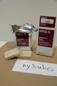 Emergency Food Compact Ration NRG-5® ZERO Notnahrung