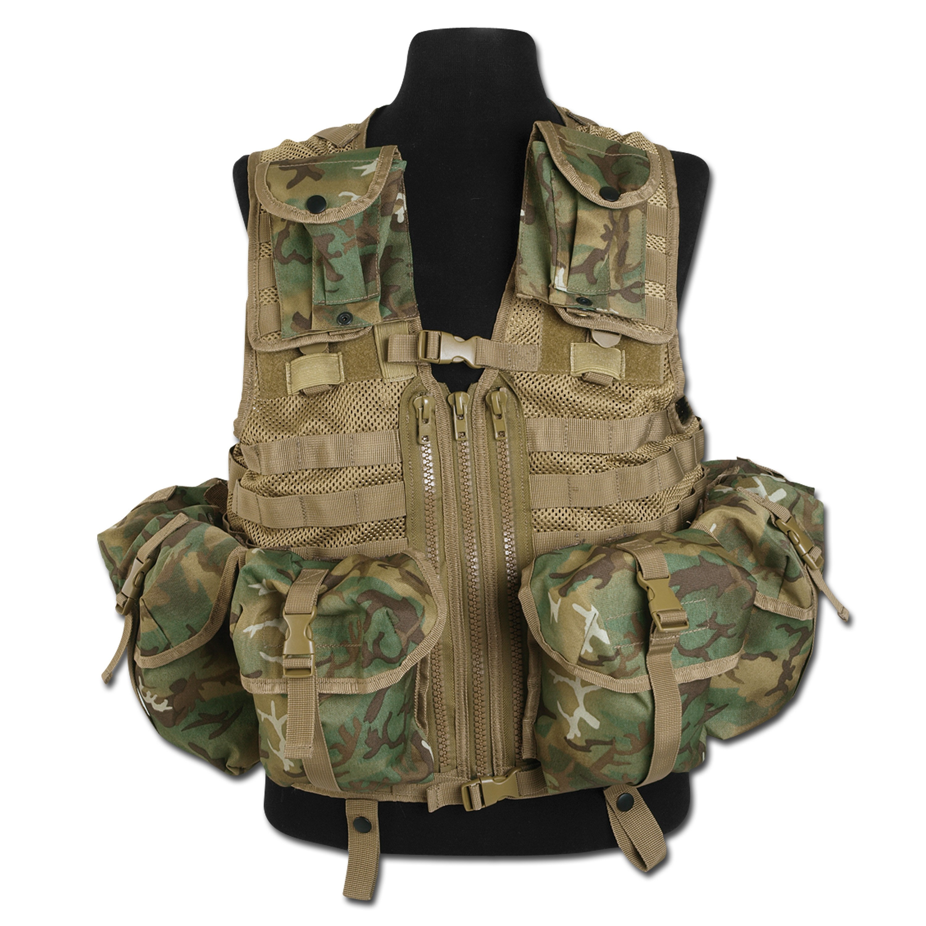 Tactical Vest Mil-Tec Modular arid-woodland | Tactical Vest Mil-Tec ...