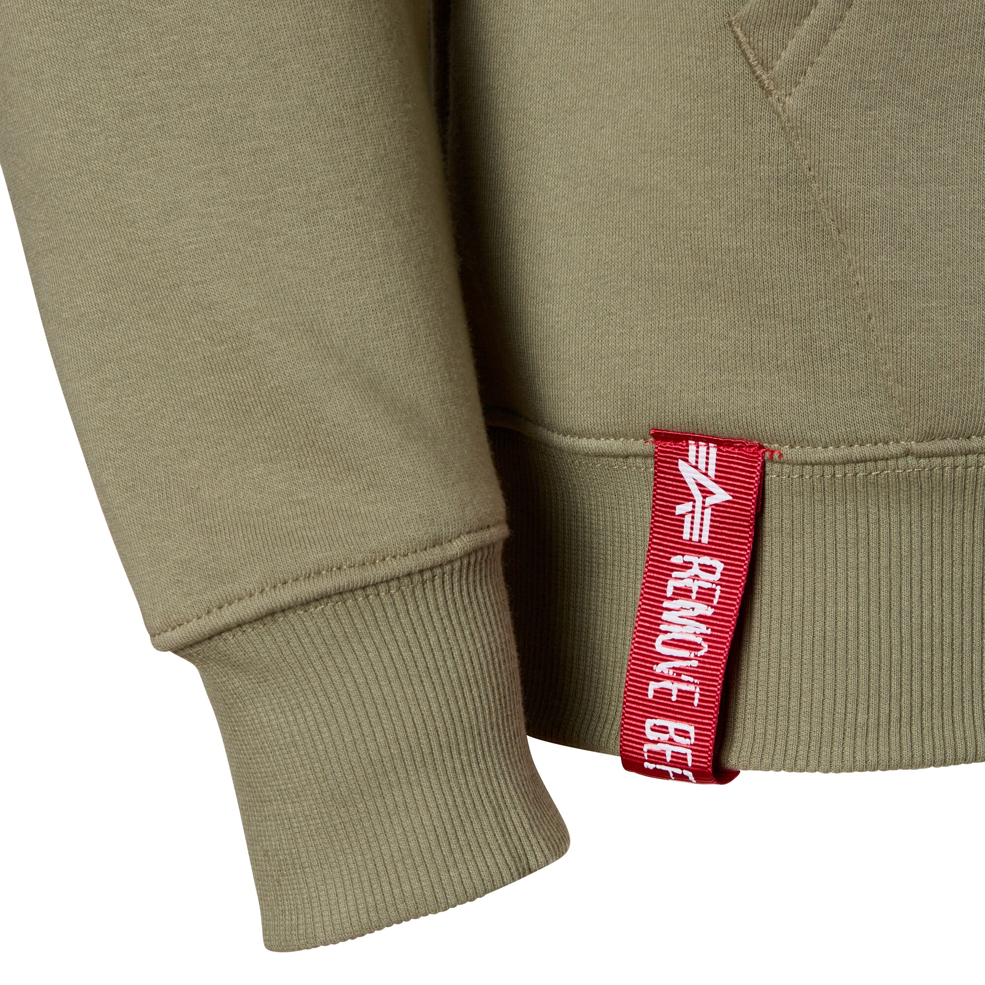 Purchase the Alpha Industries Hoodie ASMC by Basic olive Zip