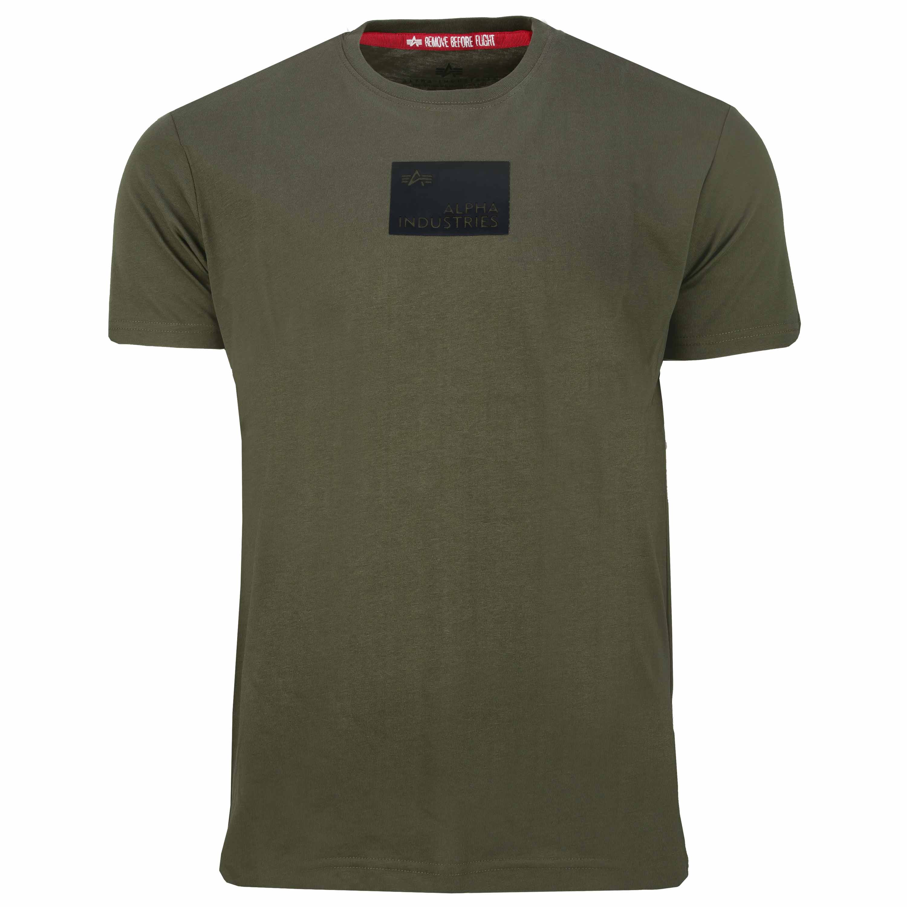 Purchase the Alpha Industries dark T Rubber olive T-Shirt Patch