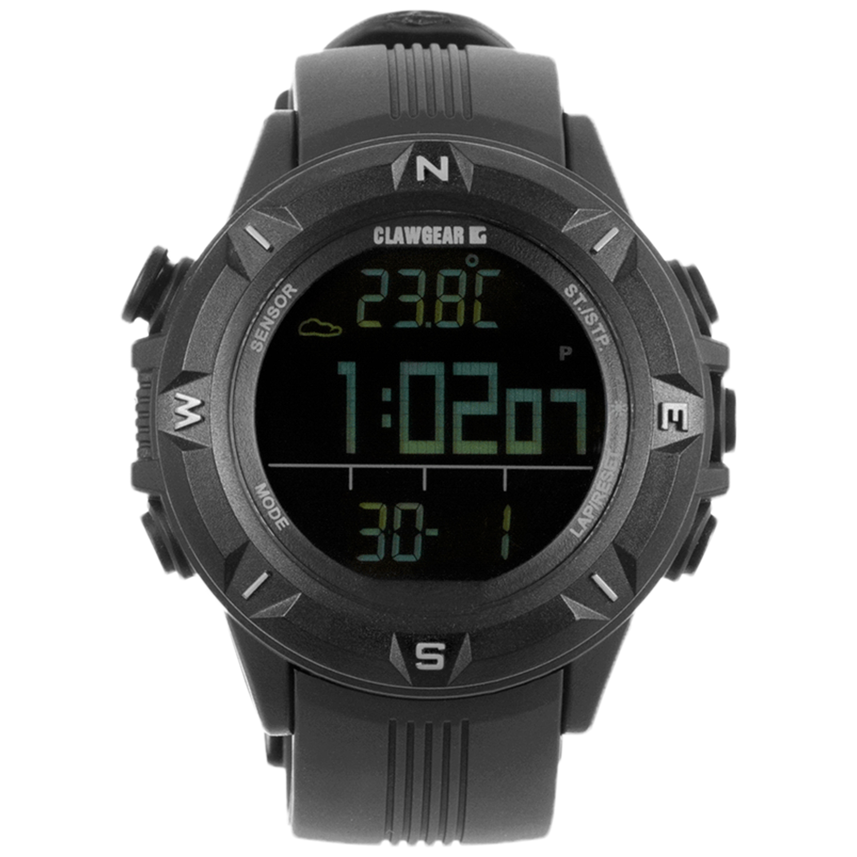 Purchase the ClawGear Wrist Watch Mission Sensor II black by ASM