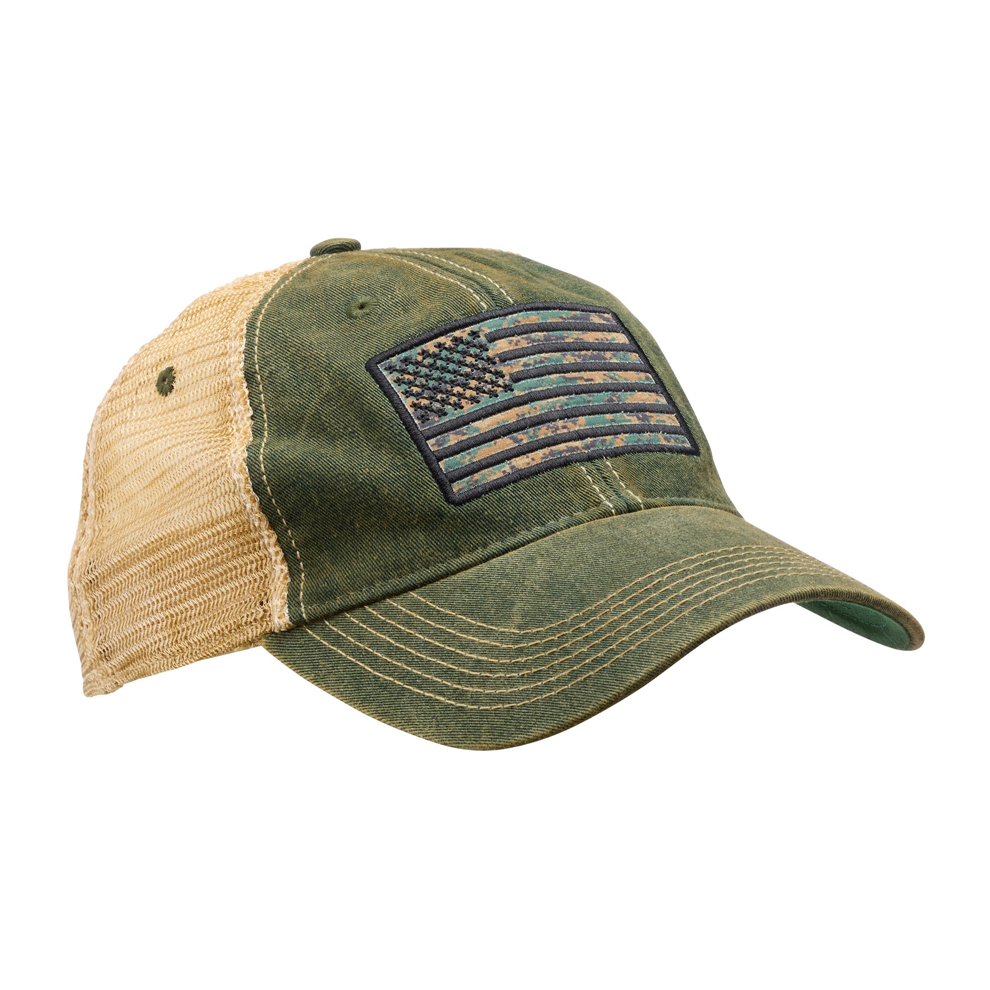 Purchase the 7.62 Design Cap USMC Woodland Marpat Flag olive by