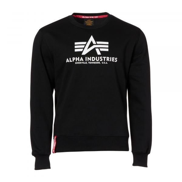 Purchase the Alpha Sweater Pullover Industries Basic black AS by