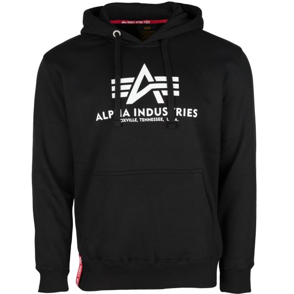 Purchase the ASMC black Hoodie Alpha by Industries Basic