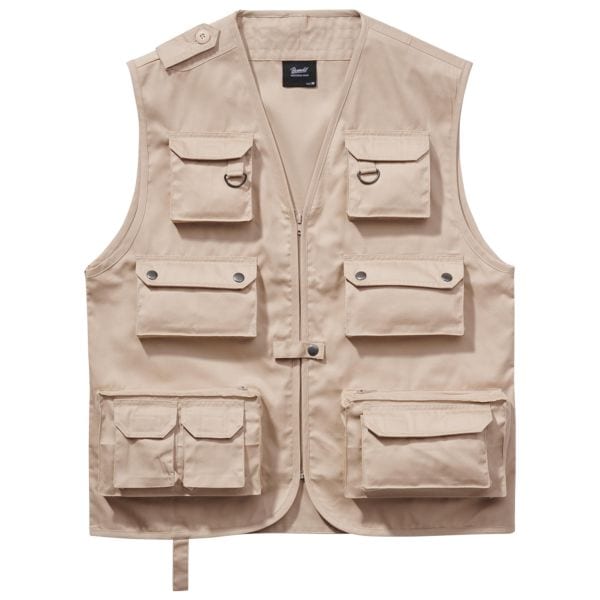 Purchase the Brandit Hunting Vest by ASMC beige