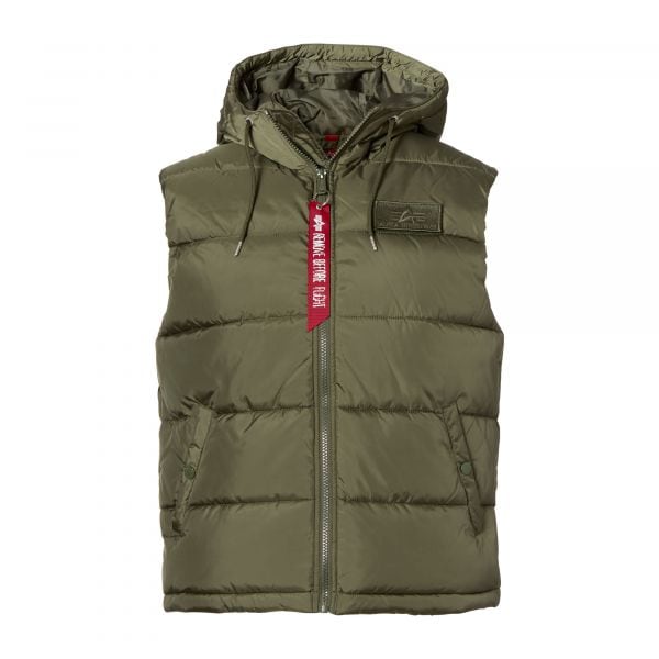 Puffer Alpha Hooded Vest sage the Industries green FD Purchase