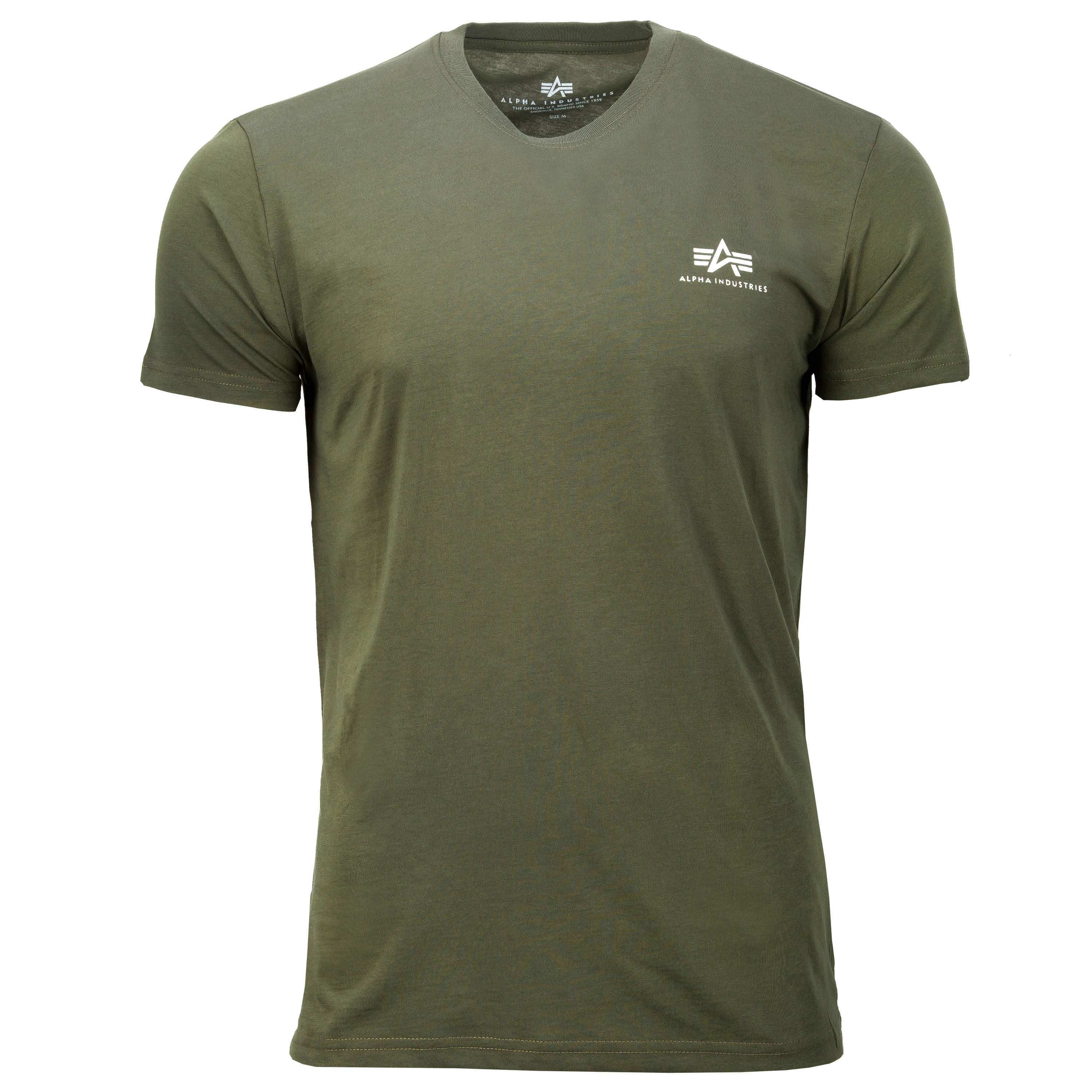 Alpha Industries Basic olive dark Small Logo T-Shirt