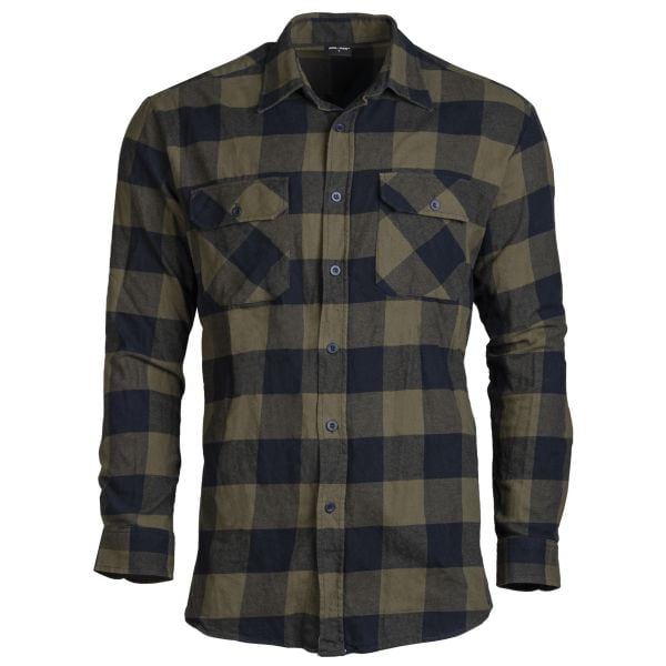 Purchase the Mil-Tec Lumberjack Shirt Light black/olive by ASMC