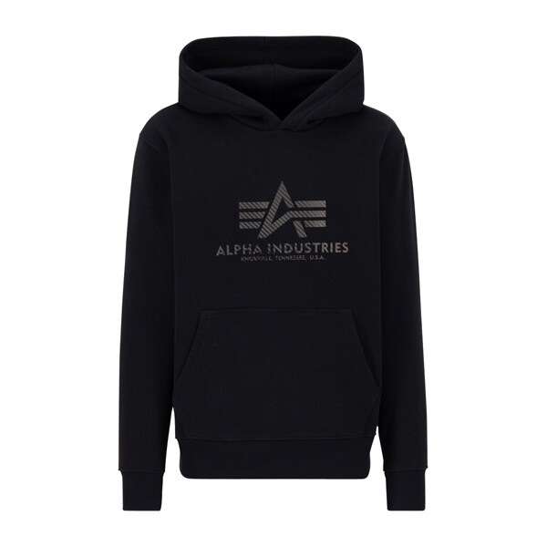 Alpha Industries Sweaters Basic black Sweatshirts Carbon Hooded | Clothing Hoodie Alpha | Hoodie black | Carbon | Men Basic Industries 