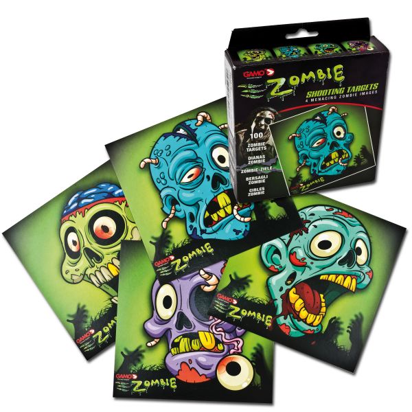Shooting Targets 14 x 14 cm Zombie Design 100 pack.
