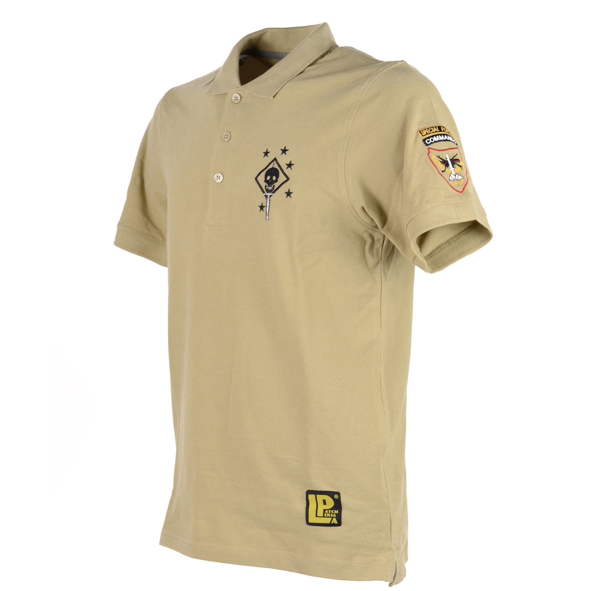 Purchase the La Patcheria Polo Shirt Marsoc Ana Commando SF tan